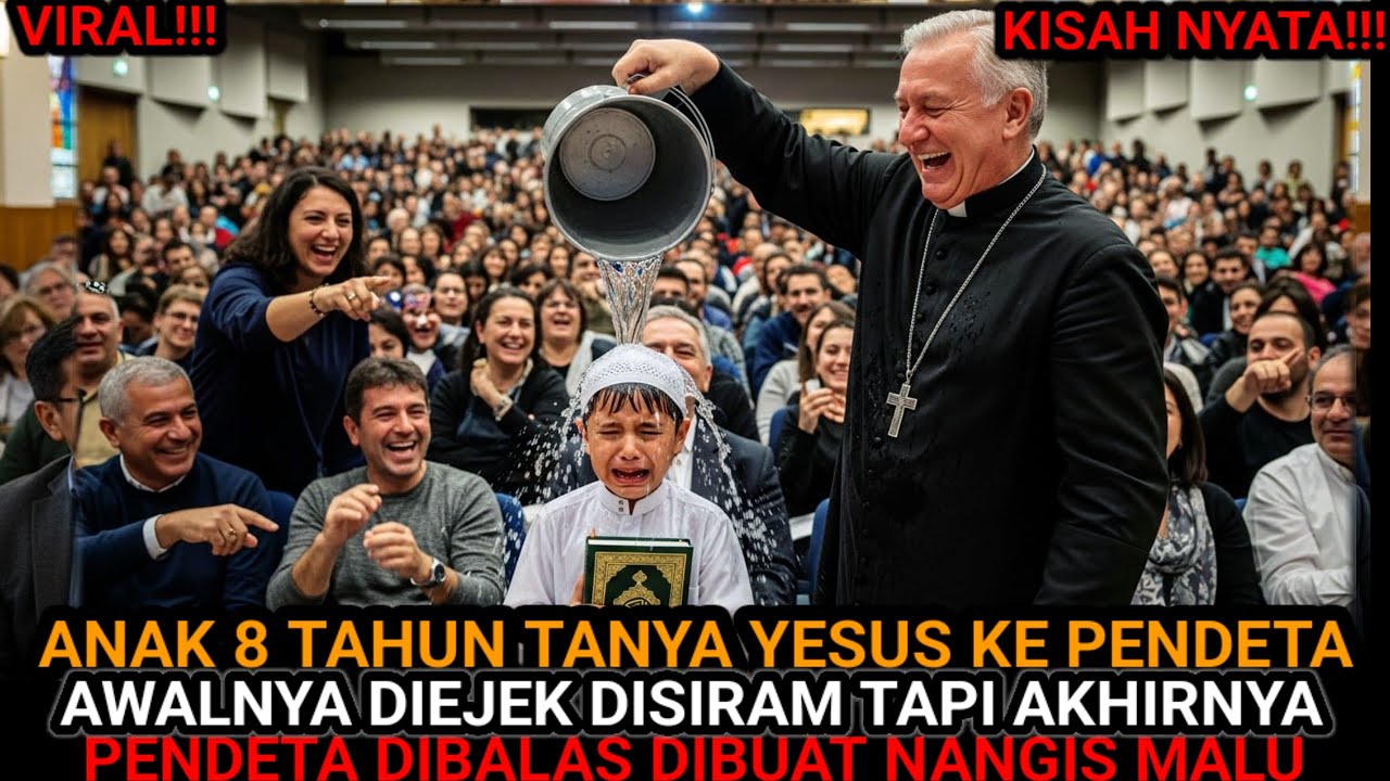 VIRAL‼️ANAK KECIL TANYA YESUS KE PENDETA MALAH DIUSIR DISIRAM TAPI HAL TAK TERDUGA INI TERJADI 