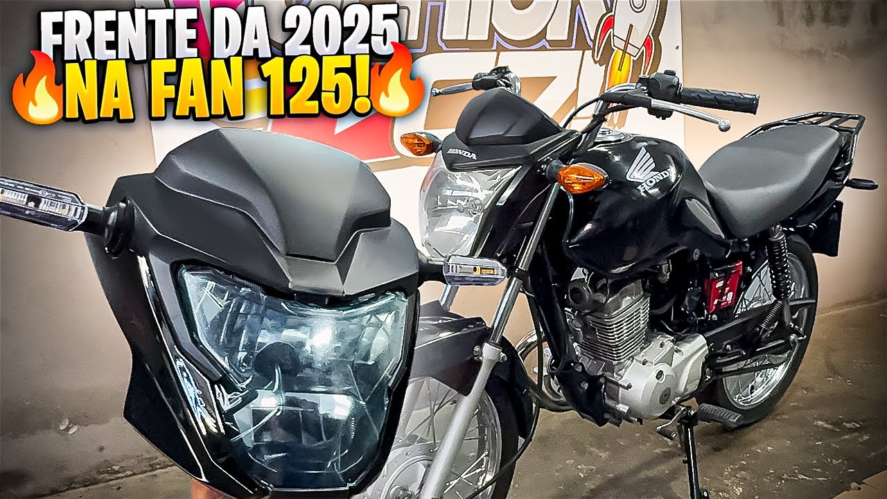 COLOQUEI A FRENTE DA 2025 NA FAN125 🔥