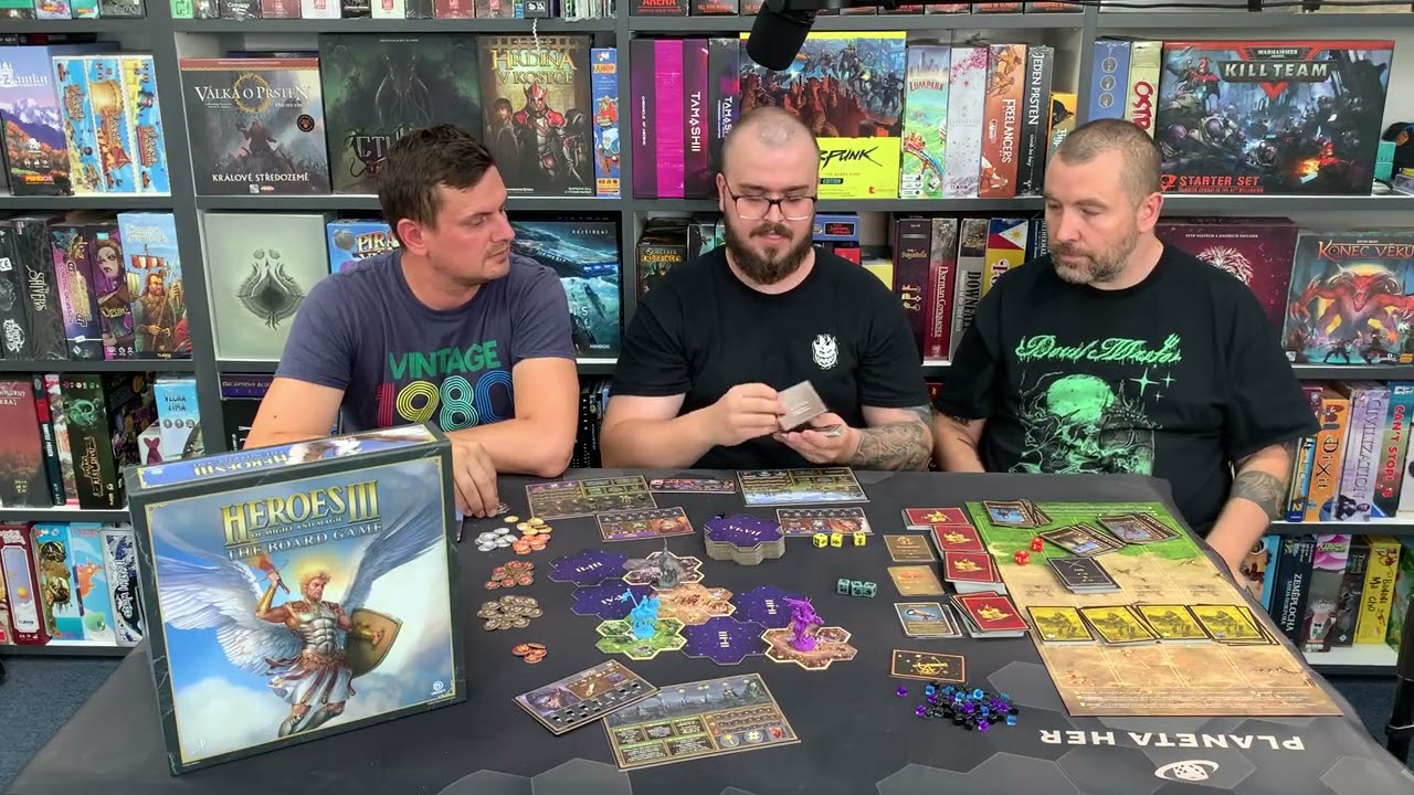 Heroes of Mighty & Magic III Desková hra - představení strategické deskovky