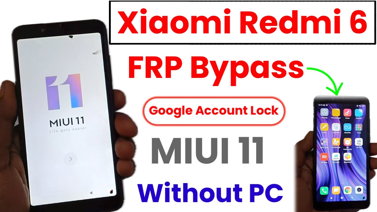 Redmi 6 MIUI 11 FRP Bypass | MIUI 11 | FRP Bypass