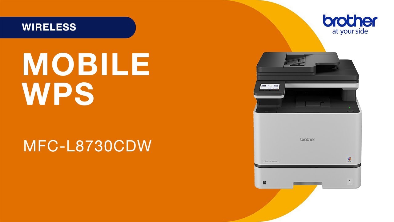 MFCL8730CDW Connect to a mobile device