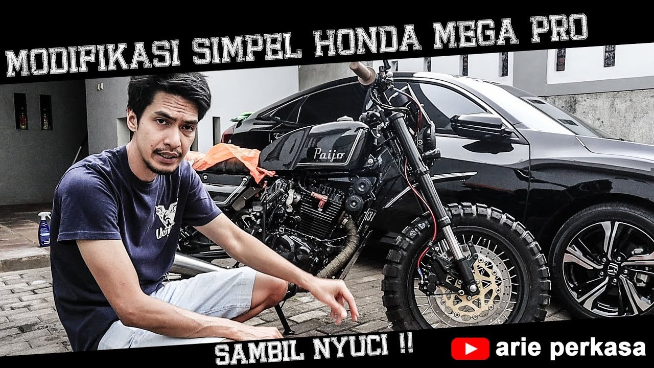Modifikasi Honda Mega Pro - Sambil Nyuci!!!!