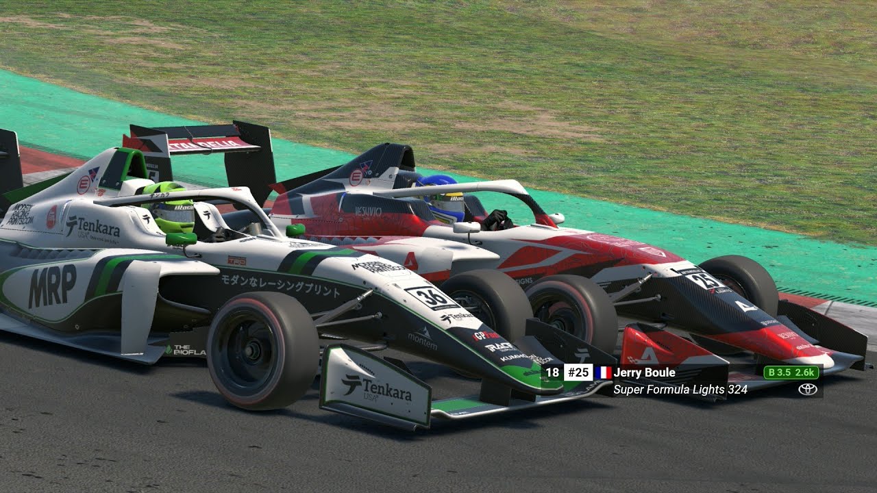 He gave the position back | Super Formula Lights iGPFun @ Barcelona