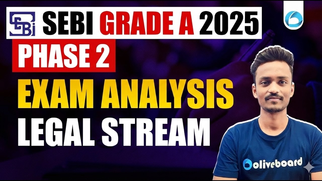 SEBI Grade A 2025 Phase 2 analysis | Legal Stream | Paper 2 Analysis