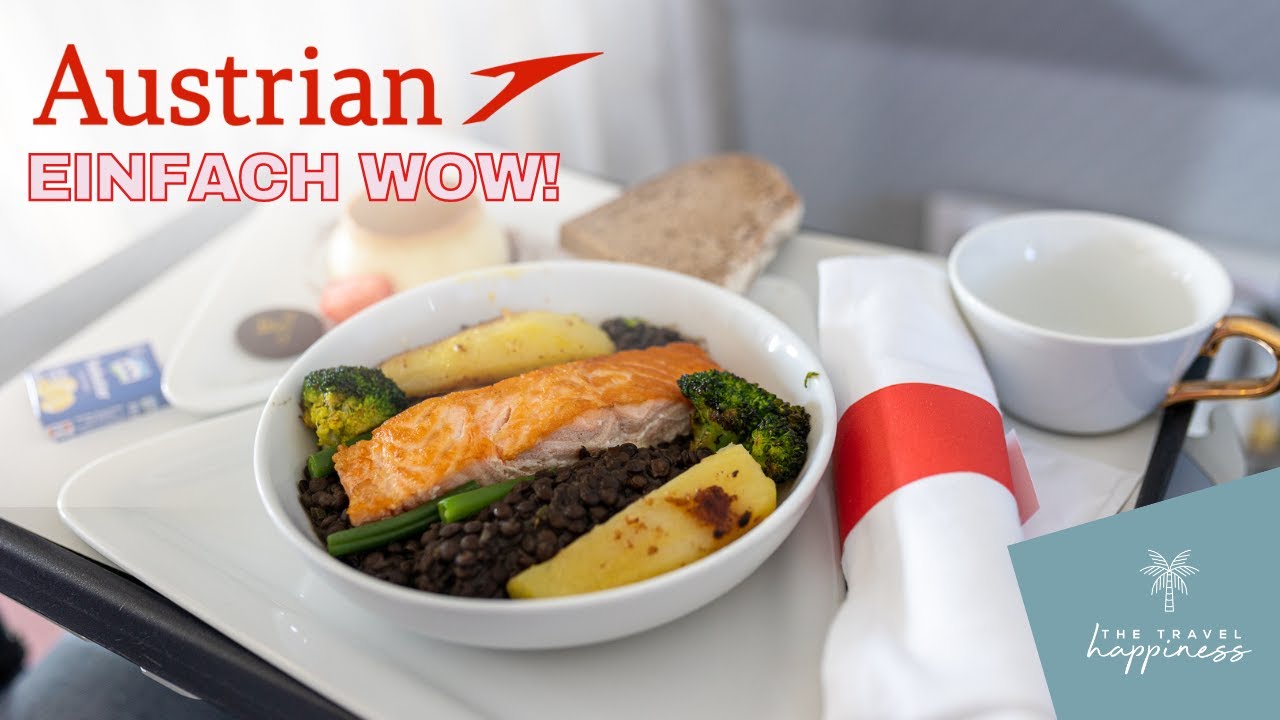 Sooo gut! Austrian Airlines A320 Business Class Wien Hamburg