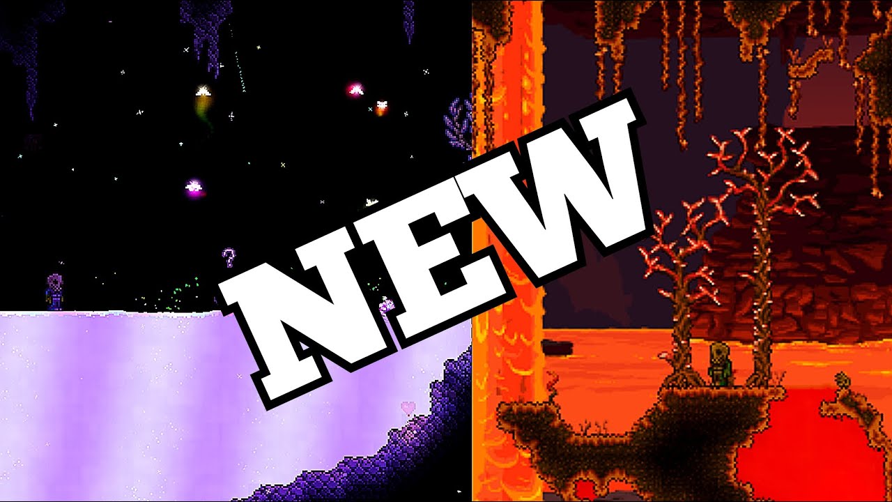 TERRARIA 1.4.4 ADDED NEW BIOMES