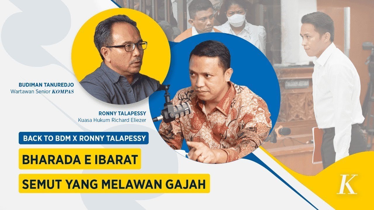Cerita Lengkap Ronny Talapessy Sebab Eliezer Bongkar Fakta Skenario Sambo! Back to BDM