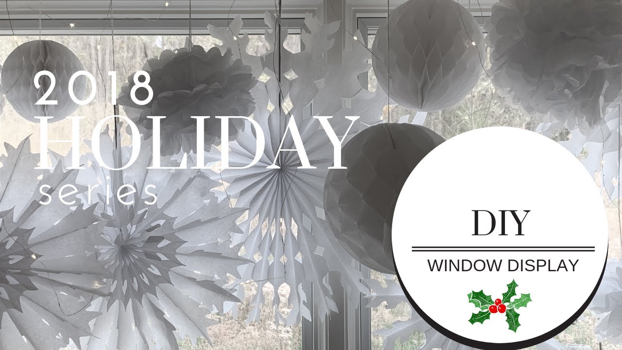 Праздничная серия 2018: оформление витрин своими руками