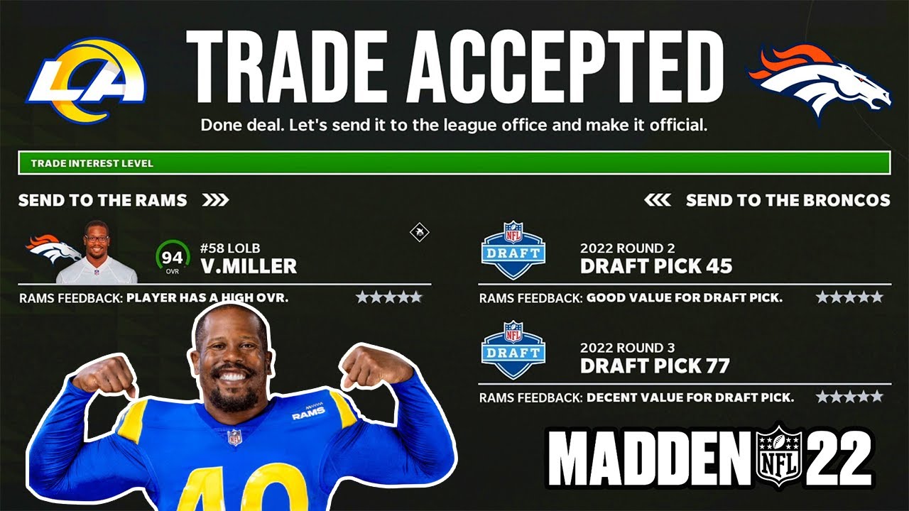 I attempt EVERY REAL LIFE NFL Trade in Madden 22...