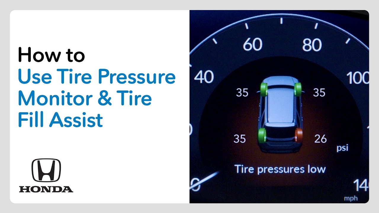 How to Use Tire Pressure Monitor & Tire Fill Assist