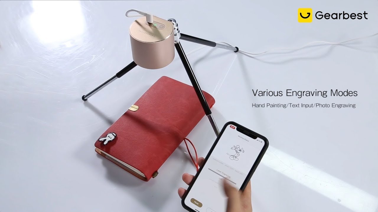 LaserPecker L1 Mini Handheld Laser Engraving Machine DIY - Gearbest.com