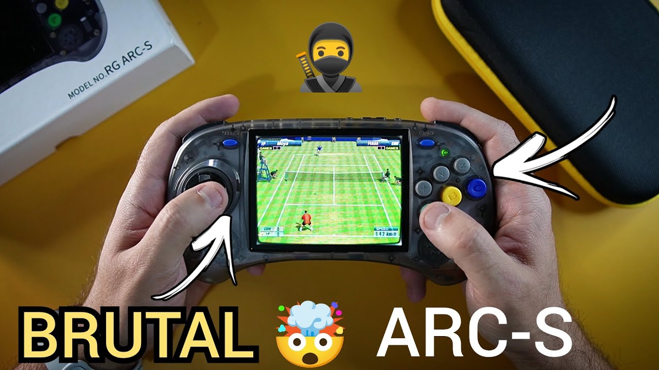 ANBERNIC RG ARC-S | La SEGA Saturn retro portátil especial juegos de lucha!