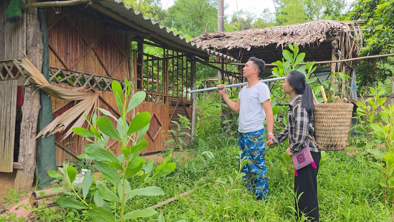 Jack and Tieu Ly revisited and cleaned up the abandoned house where they used to live.