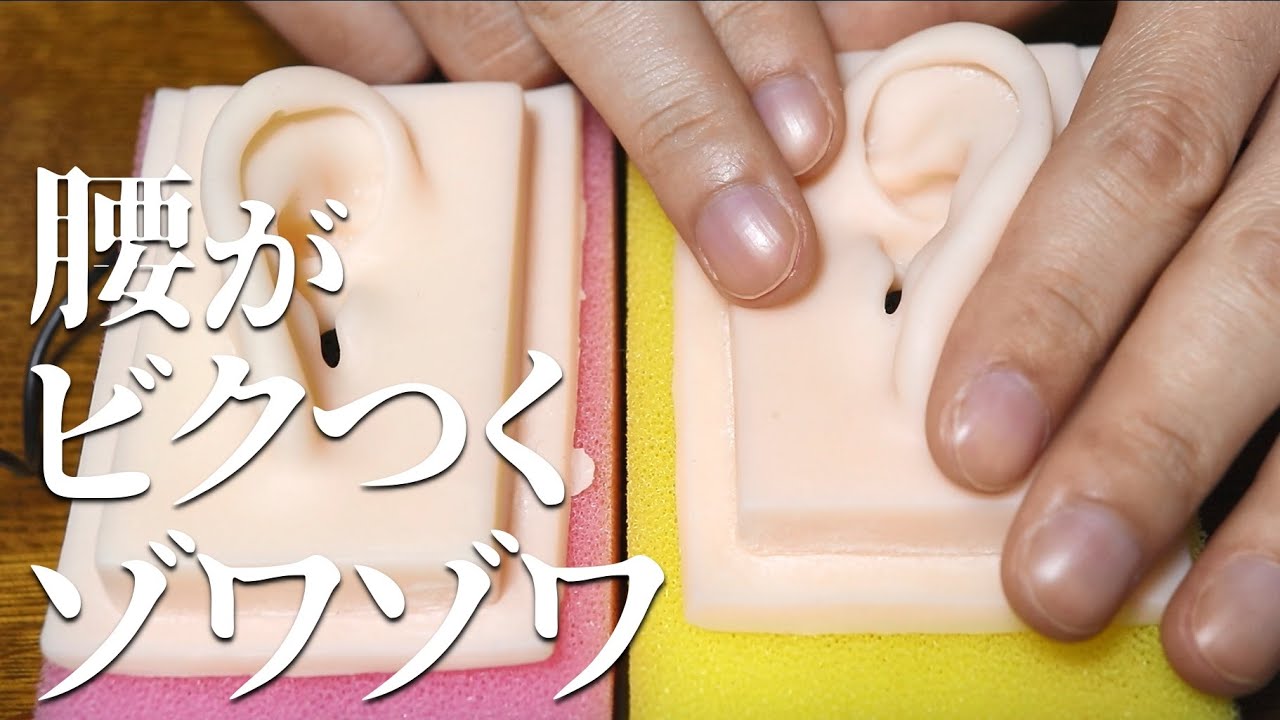 ASMR 本当に触られているような耳のマッサージ Real Ear Massage