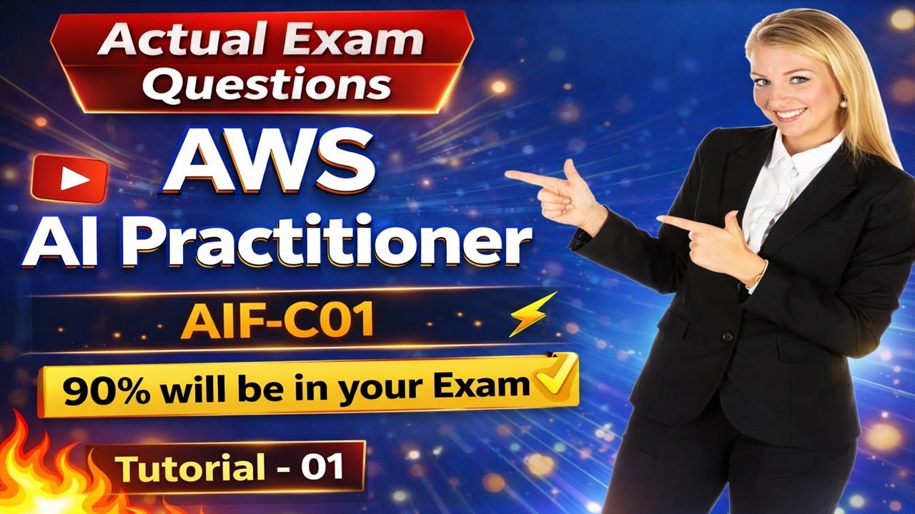 AWS AI Certification Questions AIF-C01 | Tutorial 01 | IT India |