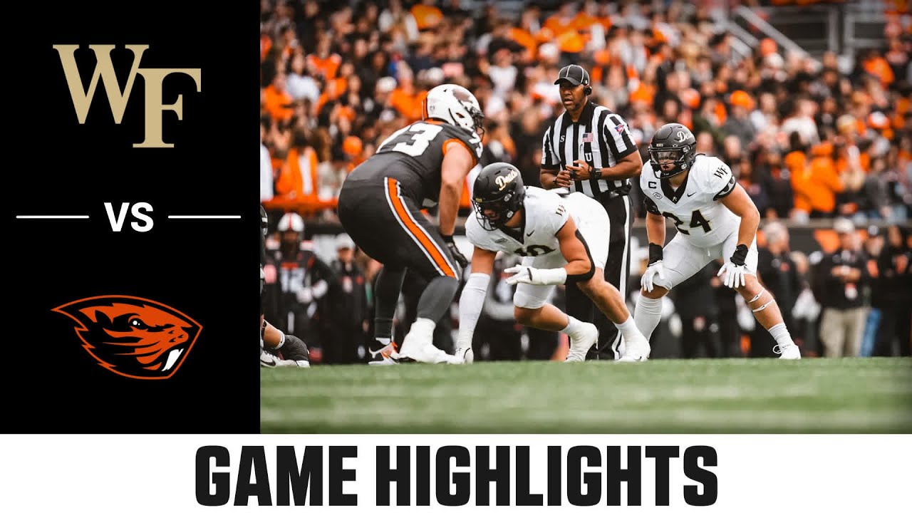 Wake Forest vs. Oregon State&nbsp;Game Highlights | 2025 ACC Football