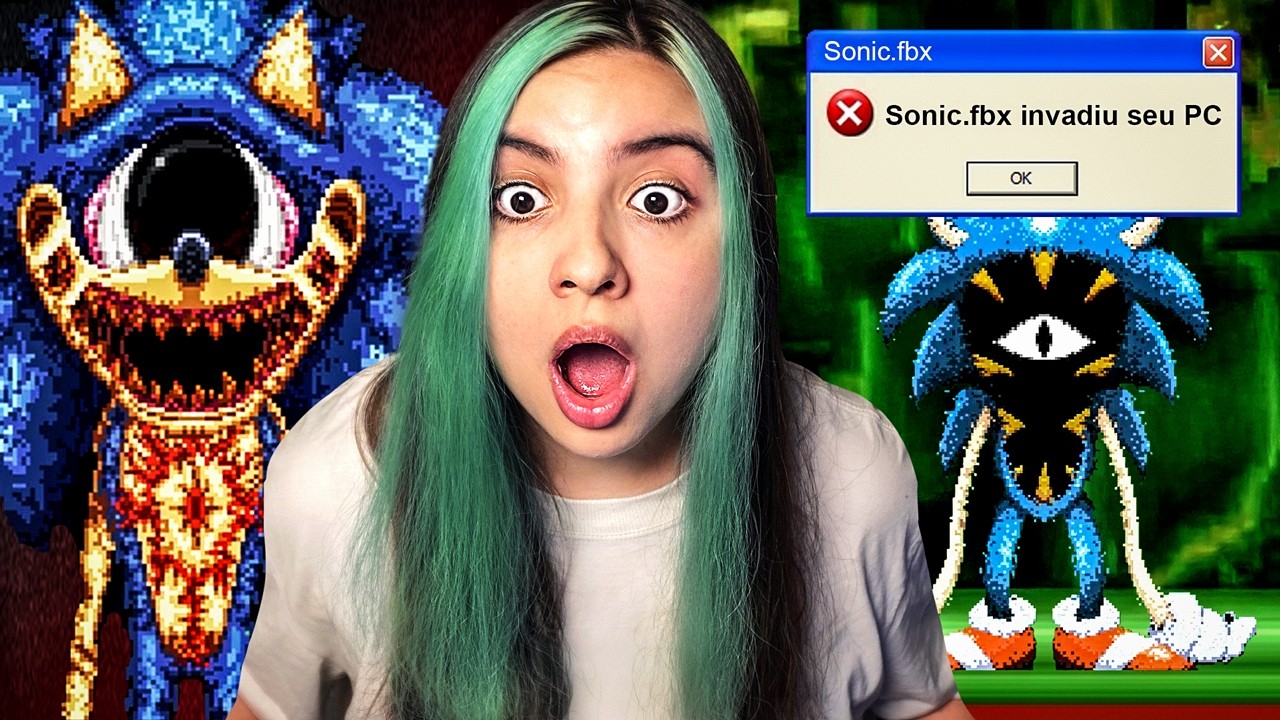 ESSE JOGO DO SONIC QUIS HACKEAR MEU COMPUTADOR...