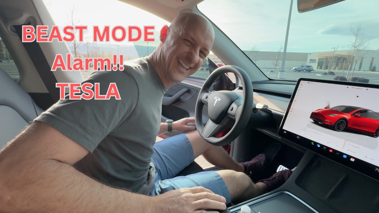 Model Y Car Alarm Goes FULL BEAST MODE You Won&rsquo;t Believe the Sound!