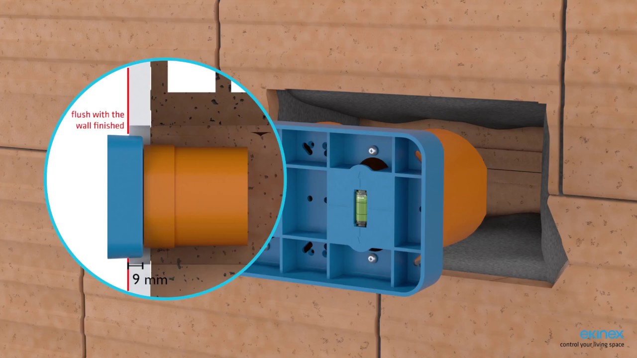 surface instructions - double plate - wall mounting