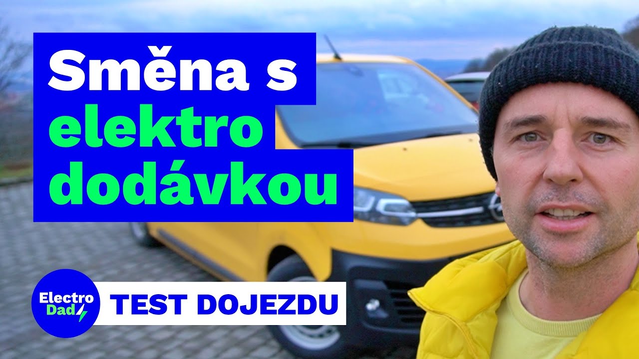 Zimní směna s elektrododávkou Opel Vivaro-e (test reálného zimního dojezdu) | Electro Dad # 179