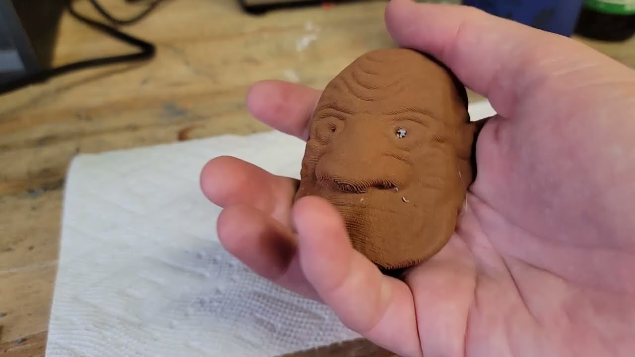 Copper Noh Mask | Metal 3D Printing | Virtual Foundry