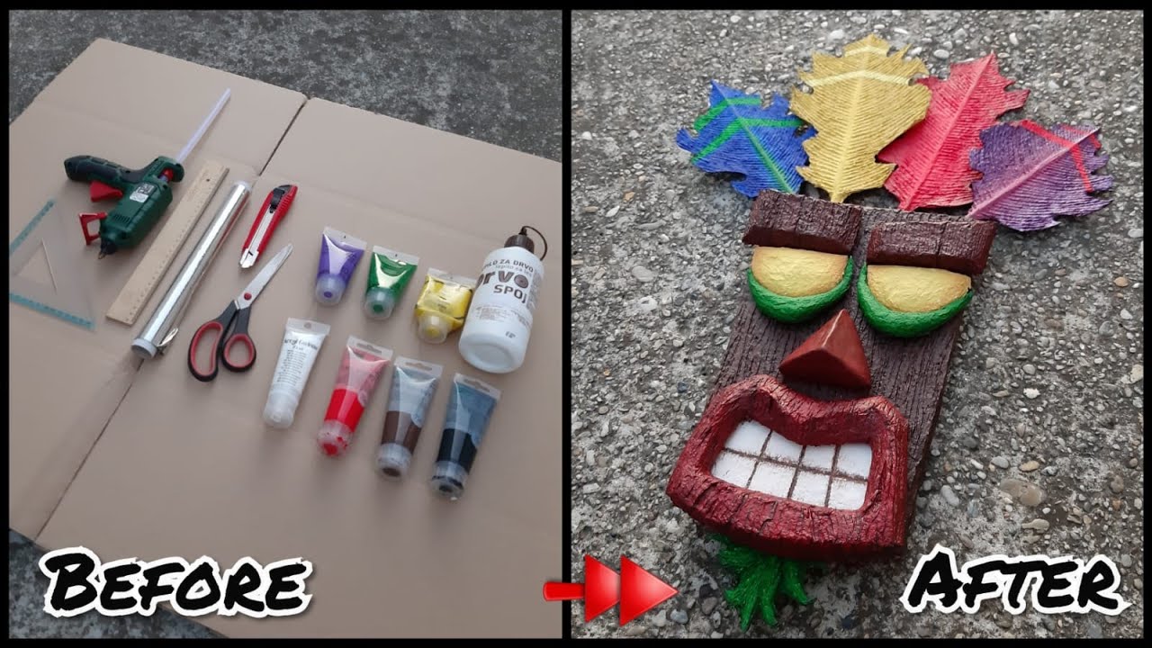 Hand-made Aku-Aku Mask | Crash Bandicoot 4