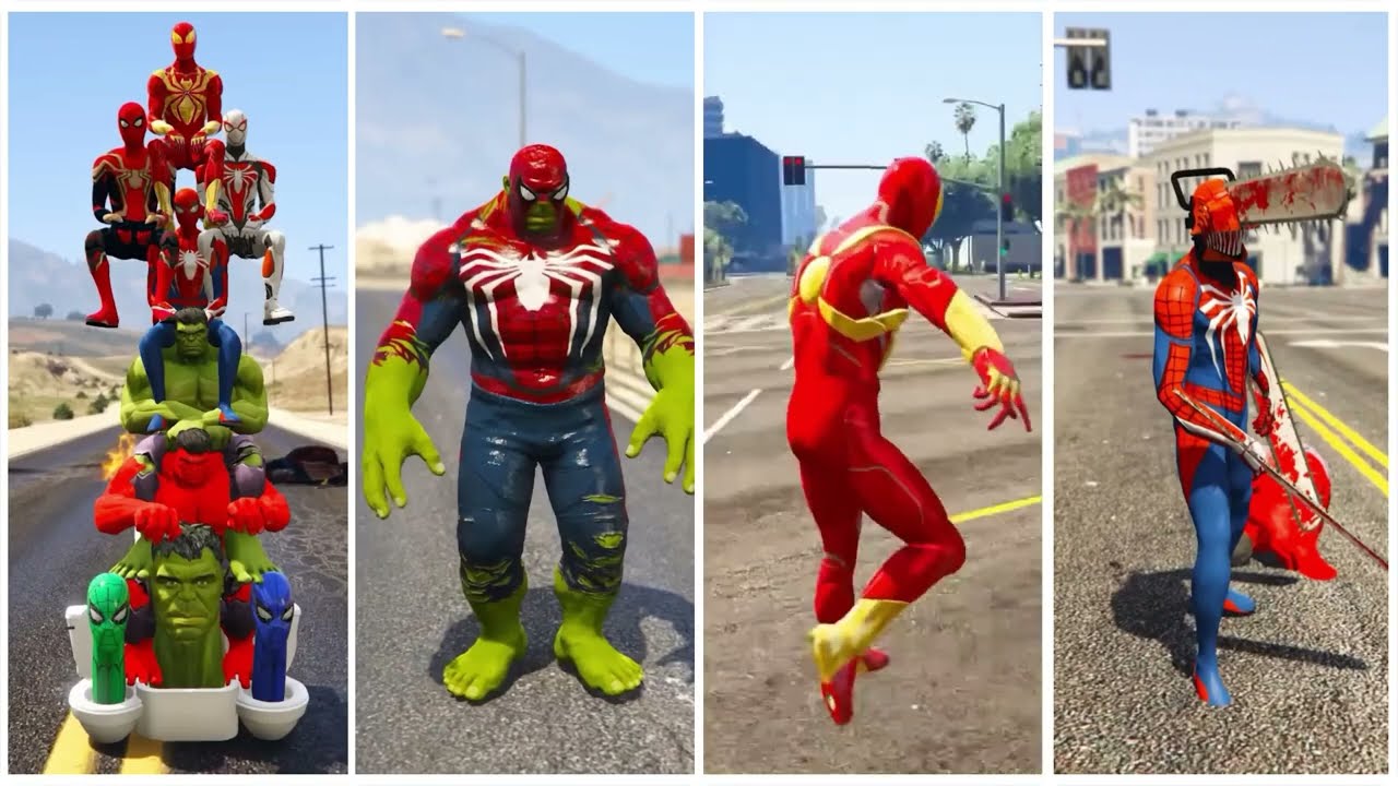 SUPERHERO MEGA BATTLE #72   MARVEL ANMD DC SUPERHERO BATTLE SUPERMAN & VENOM  VS SPIDERMAN & IRONMAN