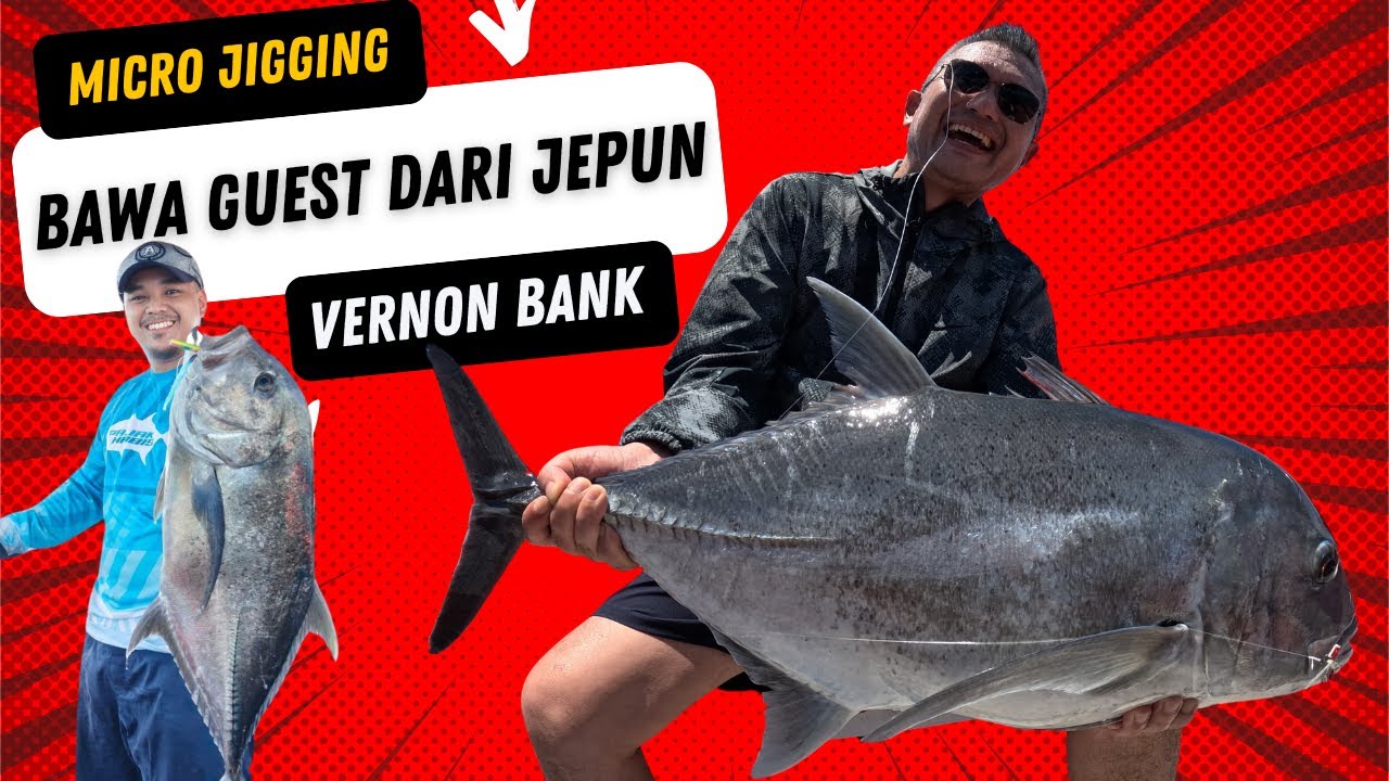 Di heret penghuni vernon bank balik-balik putus. Micro jigging bersama PROTECH Boat!
