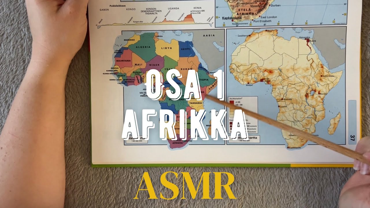 ASMR SUOMI - missä oon matkustellut, osa 1 - Afrikka 🌍