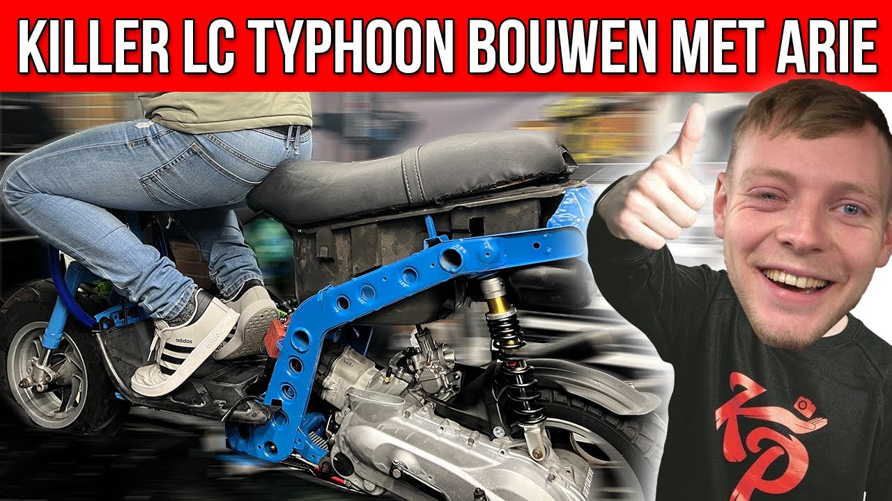 Typhoon 50cc AC ombouwen naar 180cc Watergekoeld🔥