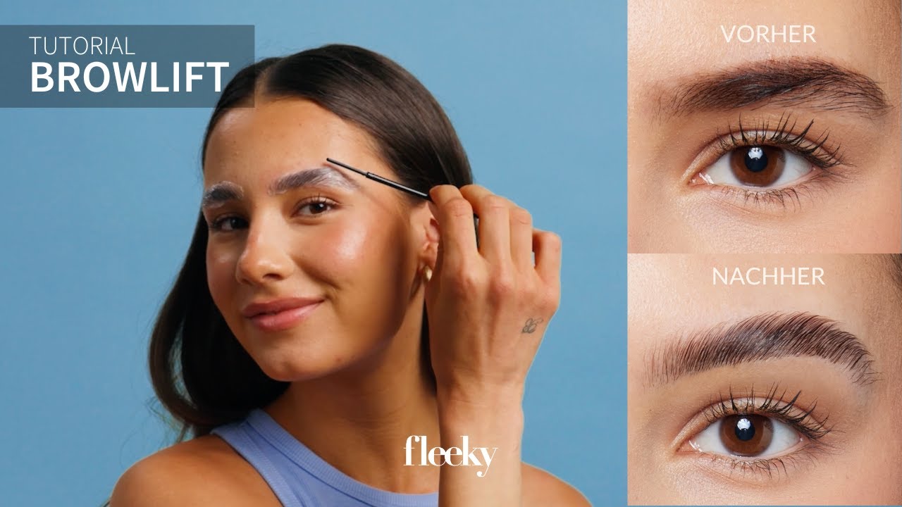 Browlifting selber machen | Schnelle & einfache Anleitung für zuhause (DE)