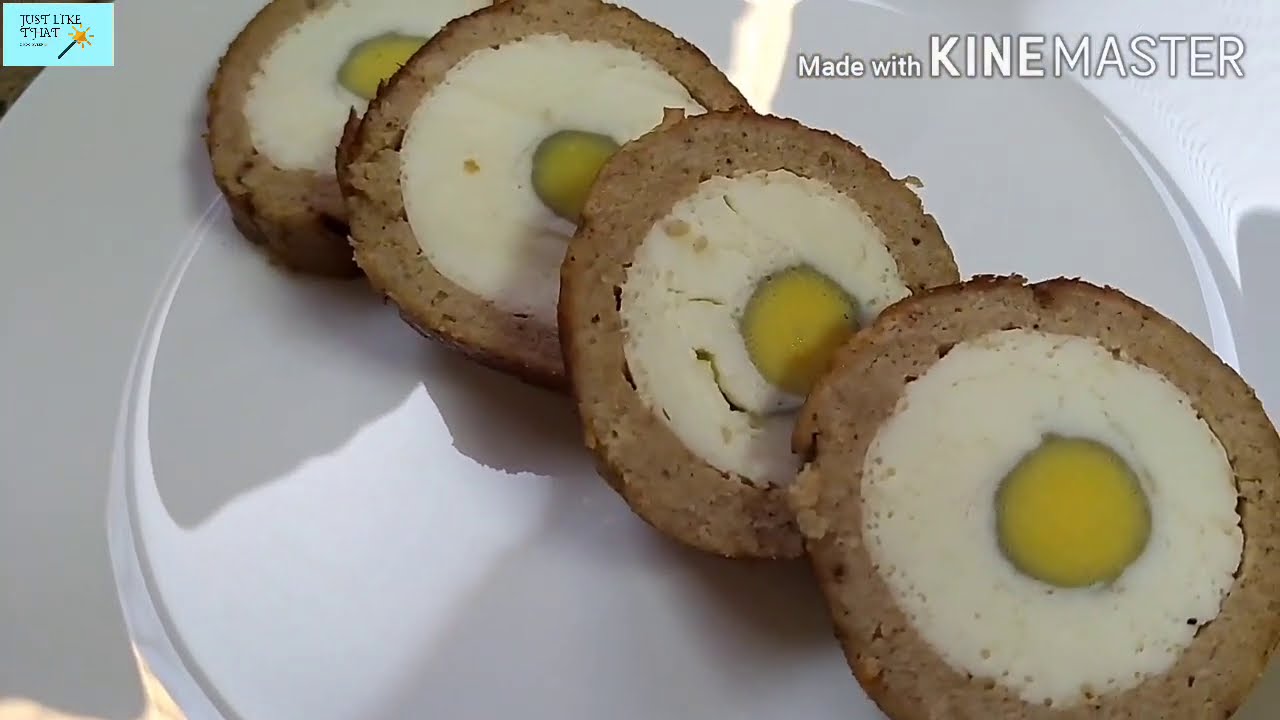 رول الدجاج بحشوة البيض بطريقة مبتكرة-chicken roll with eggs