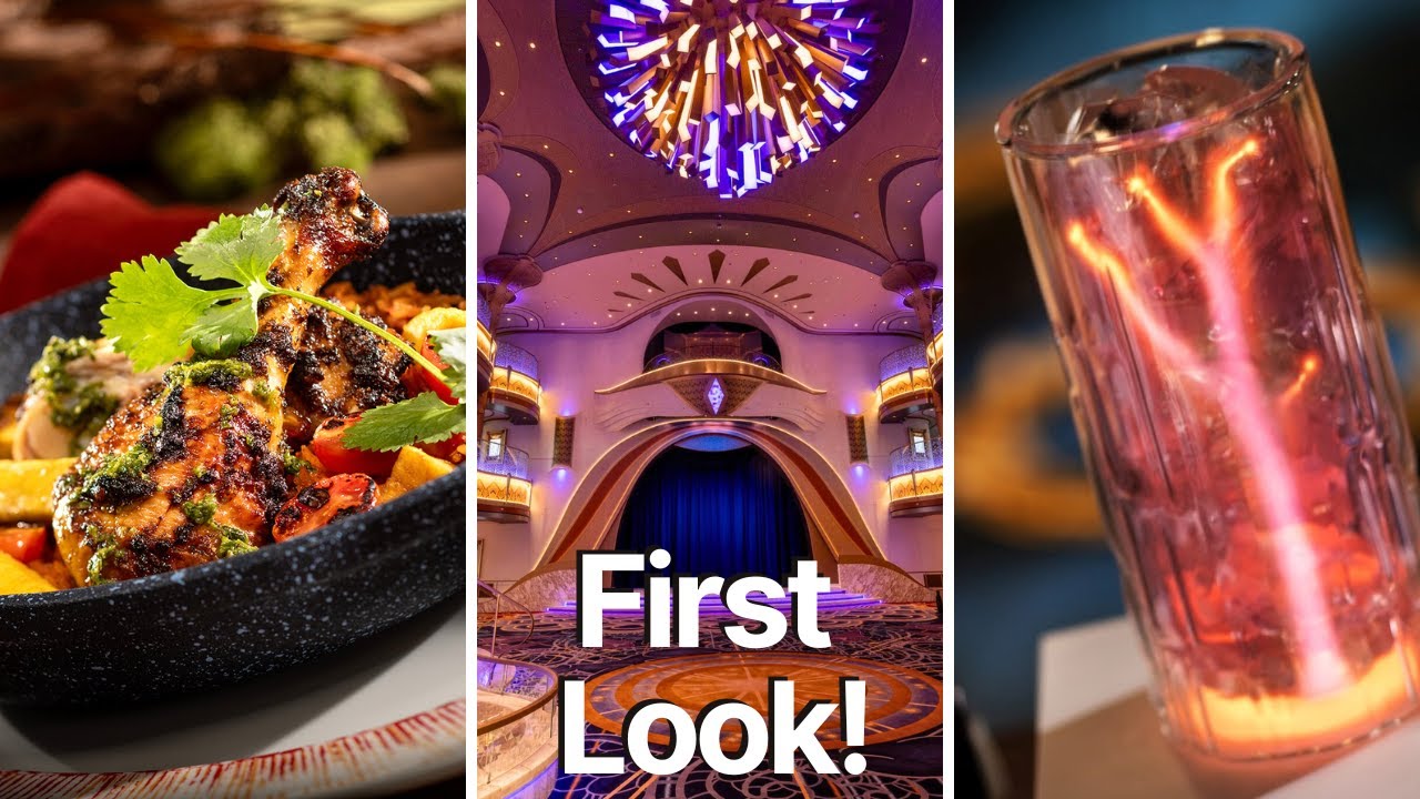 Inside the NEW Disney Destiny Restaurant & Lounges (First Look)