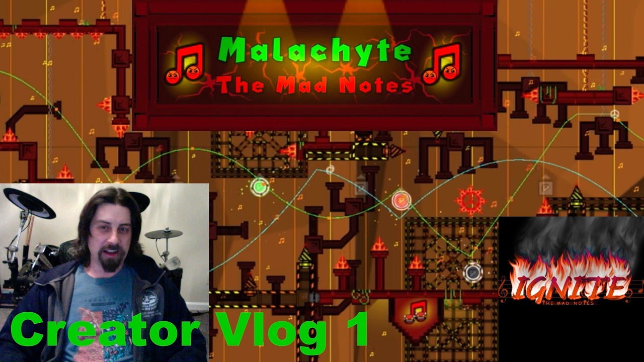 Geometry Dash Creator Vlog 1: The Mad Notes
