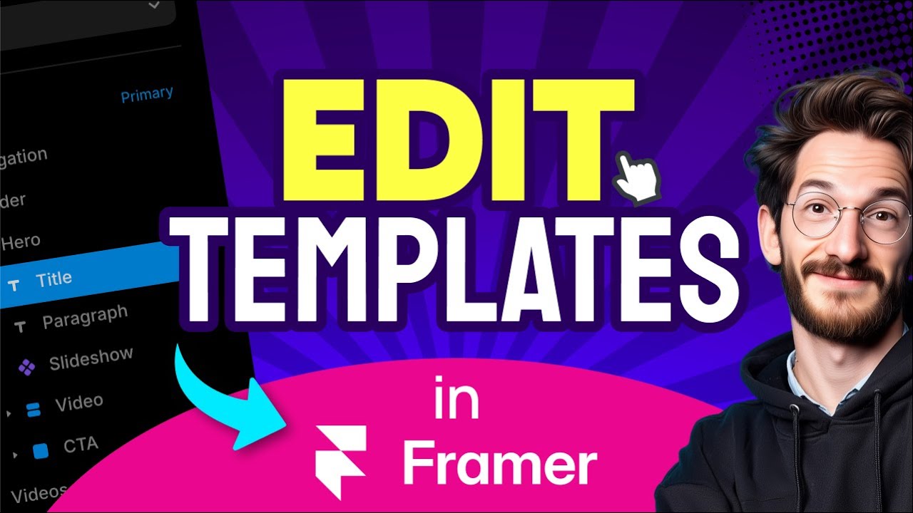 How to EDIT FRAMER TEMPLATES (Step by Step)