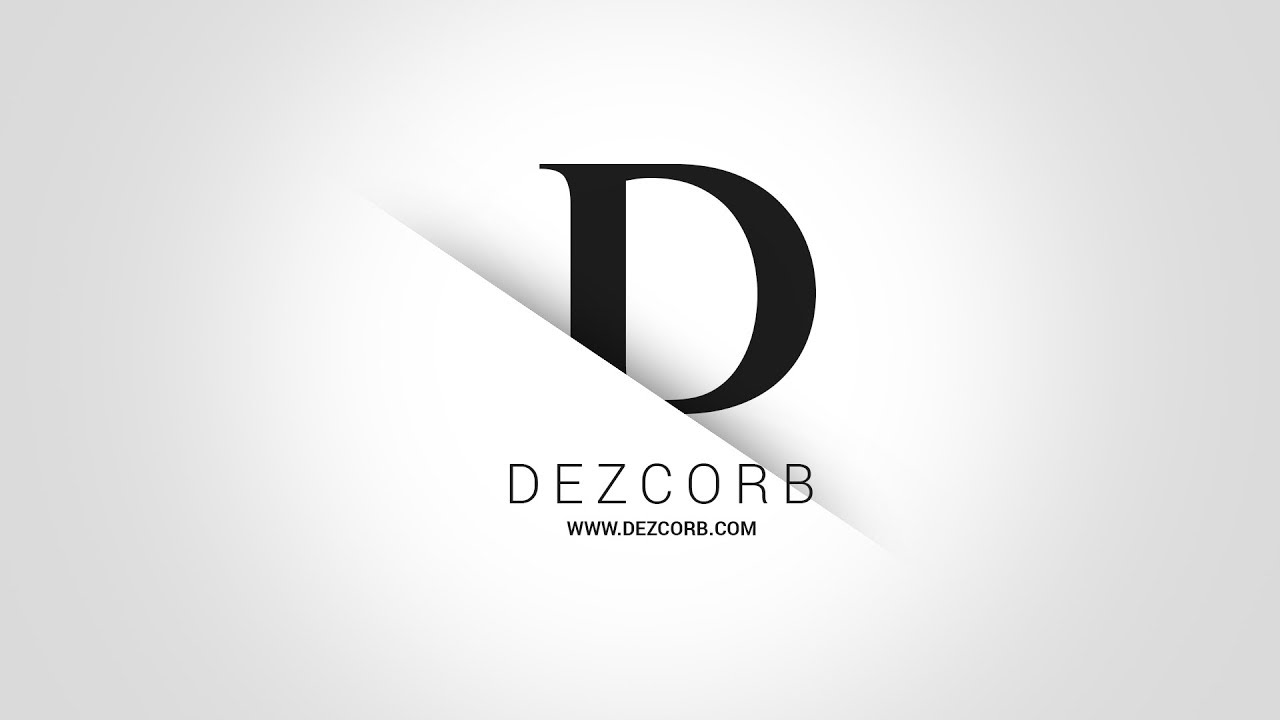 How to design a Paper cut Alphabet logo in photoshop cs6 | Logo Design Tutorial