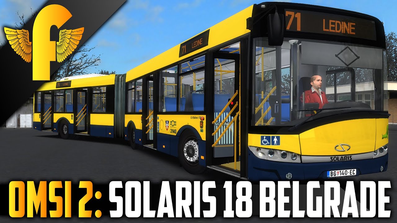 OMSI 2: Belgrade - Line 71 Solaris Urbino 18 Gameplay