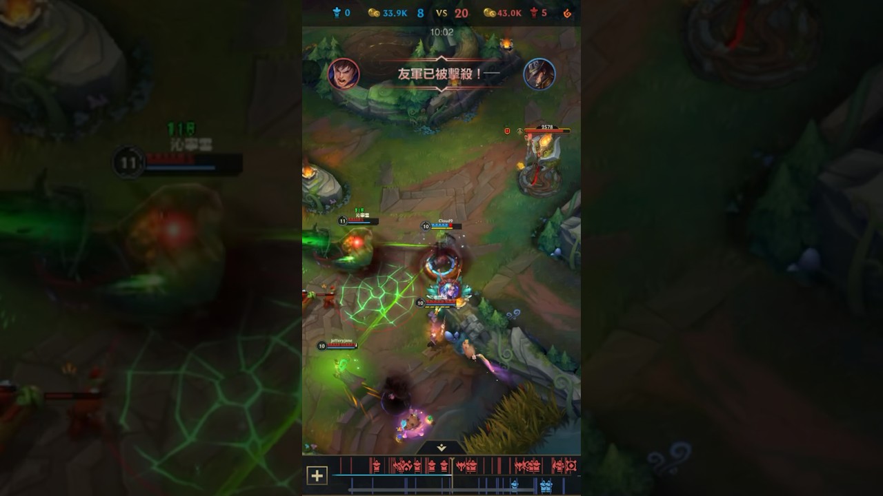 WILD RIFT ZED - JUNGLE TLER LIST TOP CHARACTER - NINJA ZED GAMEPLAY 1v9?! #wildrift #zed #highlight