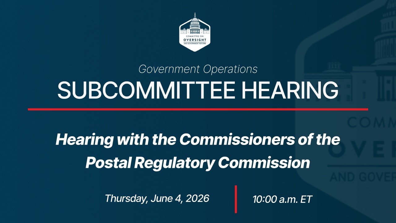 Hearing with the Commissioners of the Postal Regulatory Commission
