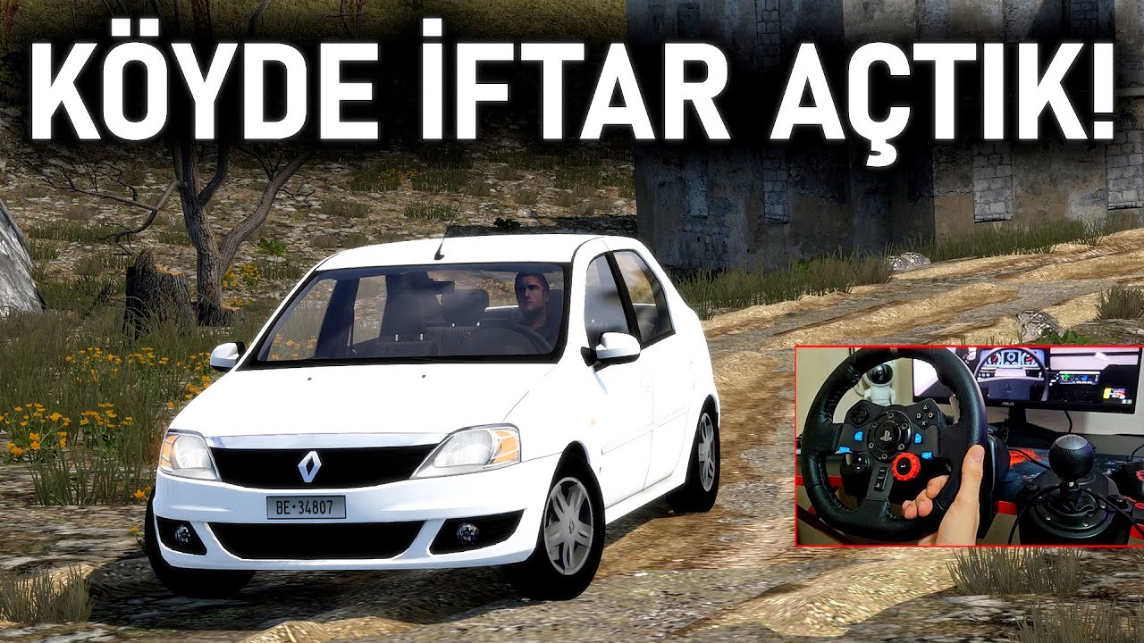 DEDEMLE İFTAR ! ARABAYLA KÖYE İFTARA GİTTİM! ETS 2 MOD LOGİTECH G29