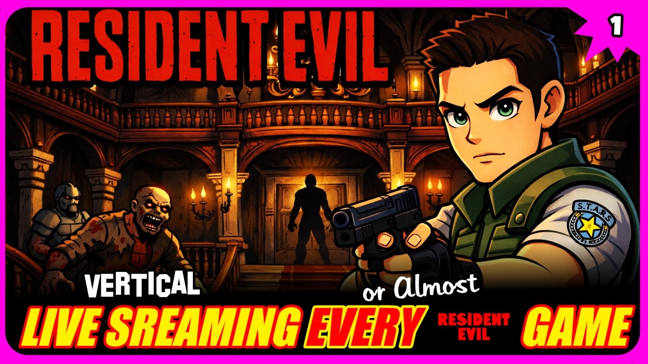 🔴 🔴  Road To Requiem | Resident Evil  HD Chris Redfield  | Xbox One | VERTICAL | Part 1
