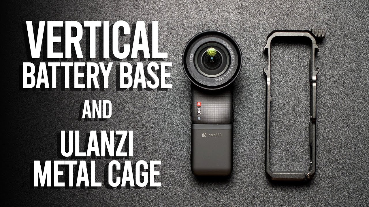Insta360 One R Vertical Battery Base and A Brand New Metal Cage