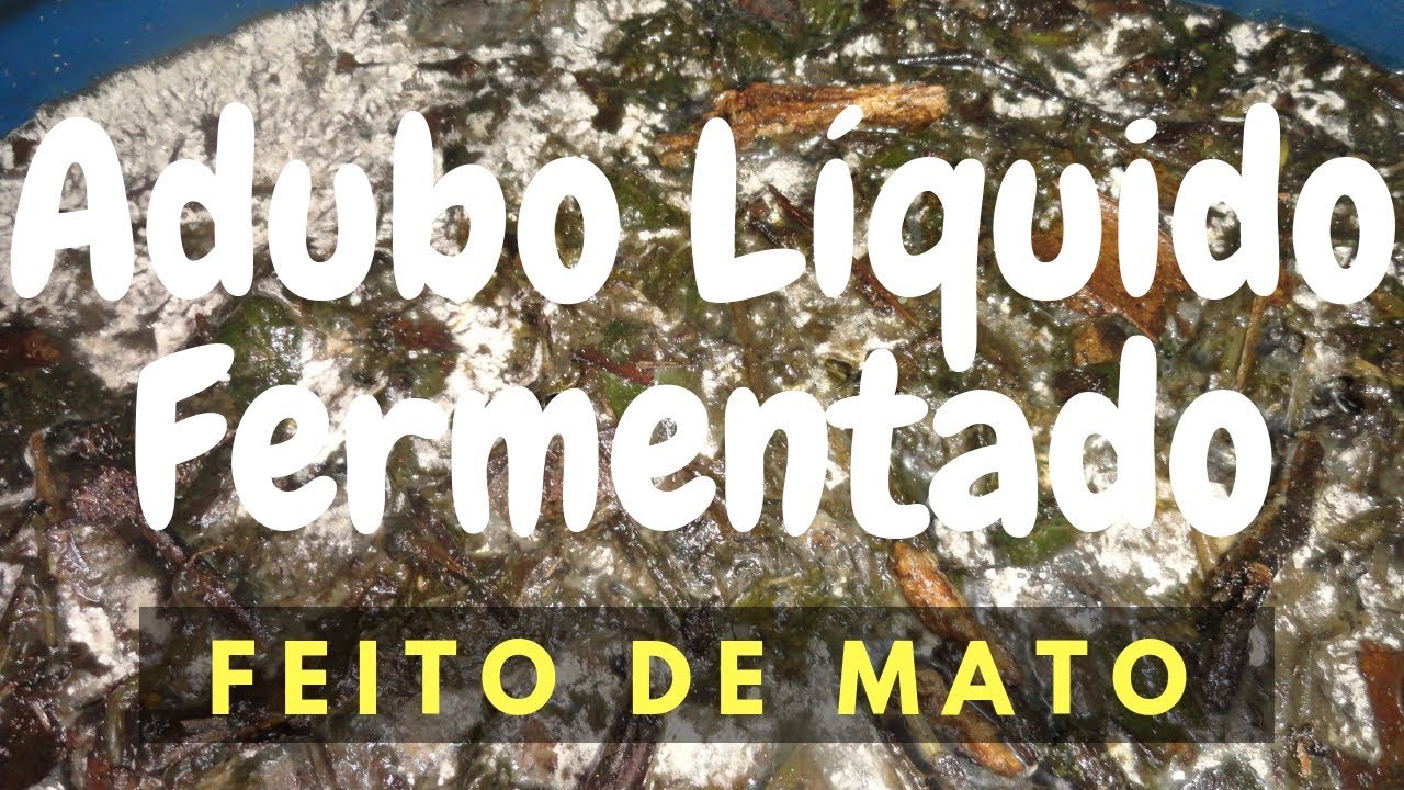 Com fazer adubo org&acirc;nico: Mato Fermentado
