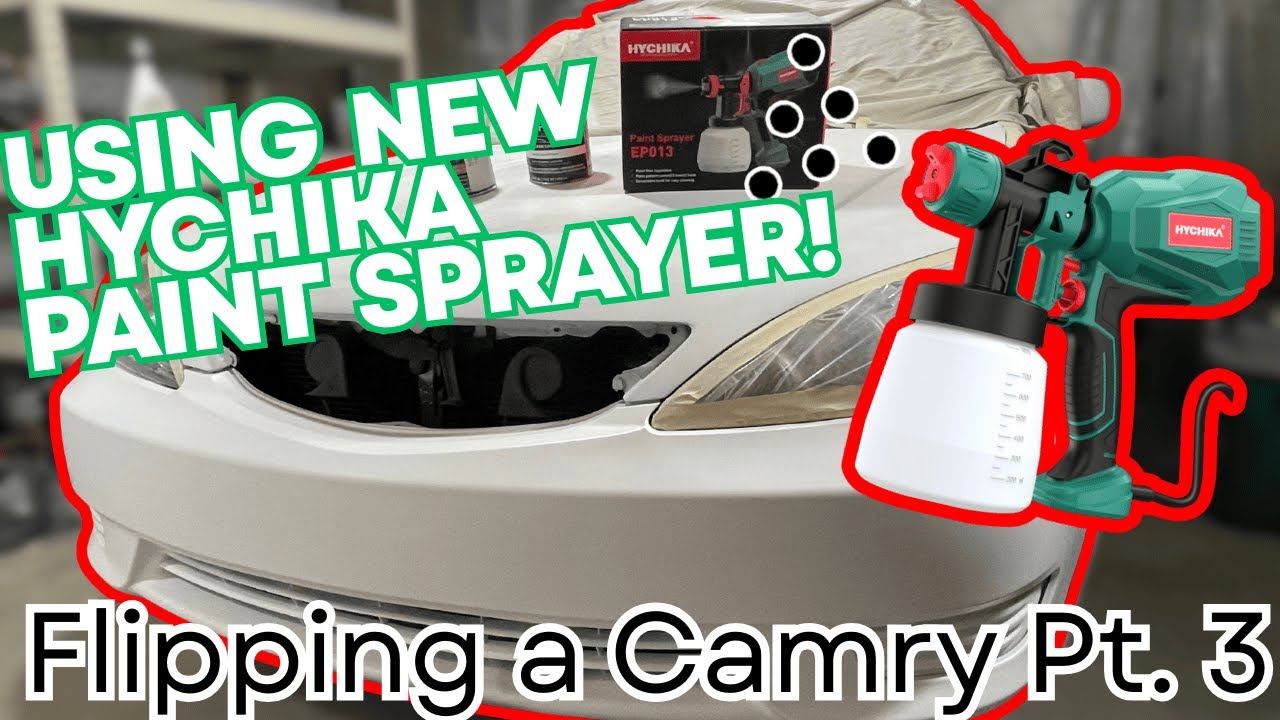 Car Flip Episode 3 - Toyota Camry (New Hychika Paint Sprayer!)