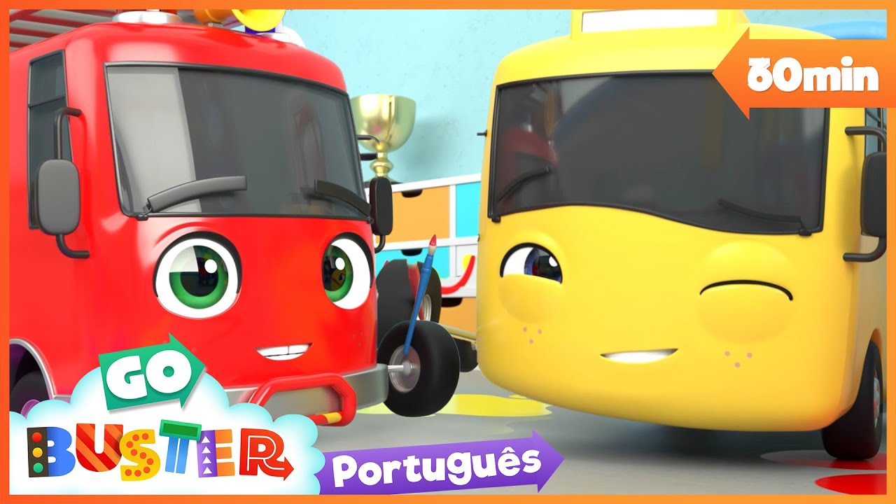 Pintando o sete | Canções Infantis | Desenhos Animados | Buster em Português
