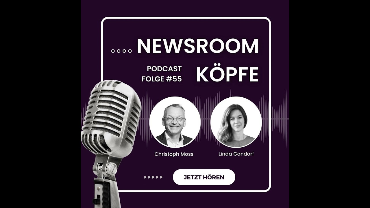 Newsroom-Köpfe #55 mit Linda Gondorf, Otto: Newsroom, KI und der Faktor Mensch