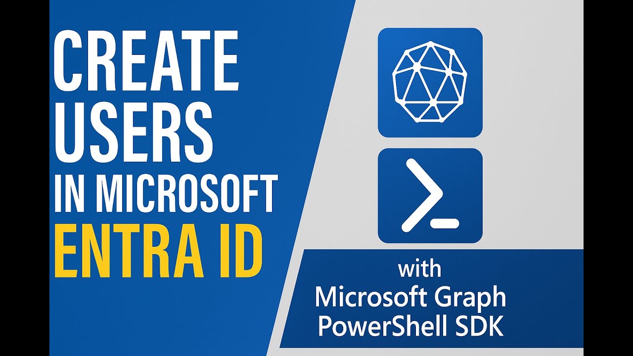 Create Users in Microsoft Entra ID with Microsoft Graph PowerShell SDK