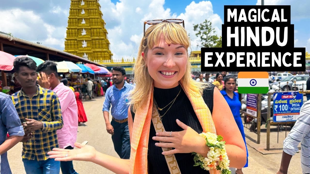 We Came to MYSORE, India to Visit THIS 🇮🇳 First Time at a HINDU Temple