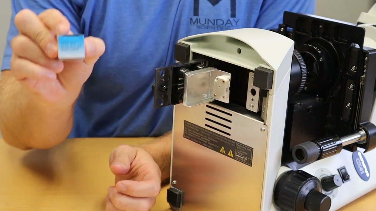 How to change the Bulb on a Olympus CX41 Microscope with Munday Microscope Company