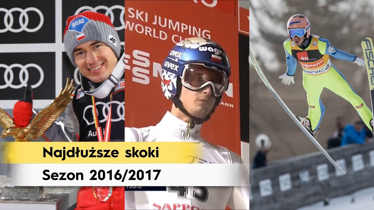 Najdłuższe skoki konkursów #5 - Sezon 2016/2017
